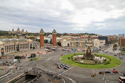 Barcelona Plaça d'Espanya (Foto: Michal Jarmoluk / Quelle: Pixabay)