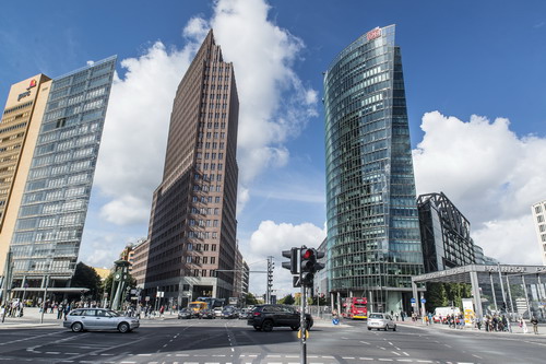 Blick auf die Skyline des Potsdamer Platz (© visitBerlin, Foto: Artfully Media, Sven Christian Schramm)