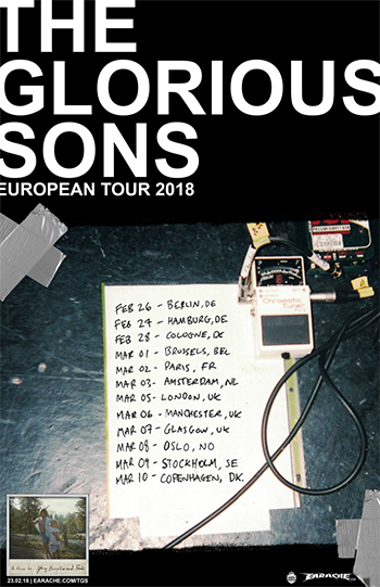 The Glorious Sons Konzertplakat