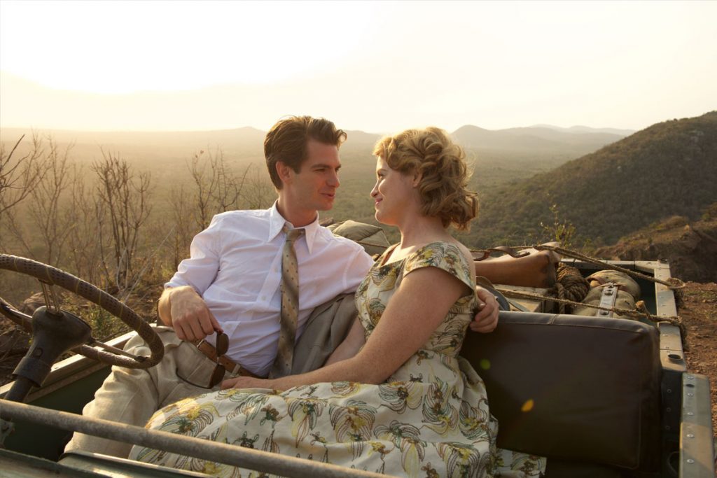 "Solange ich atme" - Robin (Andrew Garfield) und Diana Cavendish (Claire Foy) in Afrika (© SquareOne/Universum)