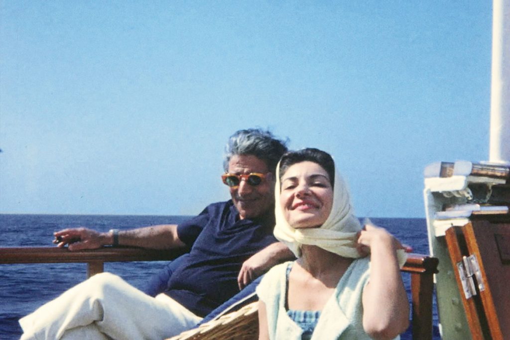 Maria Callas mit Aristoteles Onassis (© Fonds de Dotation Maria Callas)