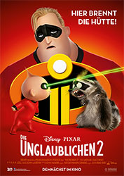 "Die Unglaublichen 2" Filmplakat (© 2018 Disney•Pixar. All Rights Reserved.)