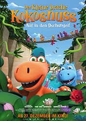 "Der kleine Drache Kokosnuss - Auf in den Dschungel!" Filmplakat