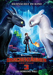 "Drachenzähmen leicht gemacht 3: Die geheime Welt" Filmplakat (© 2019 DreamWorks Animation LLC. All Rights Reserved.)