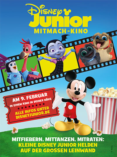 "Disney Junior Mitmach-Kino" Plakat 2020 (© Disney)