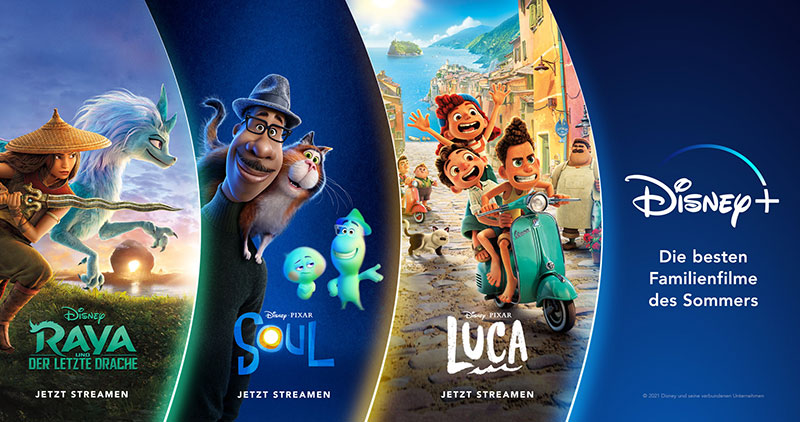 Der Disney-Sommer auf Disney+ (© Disney/Pixar)