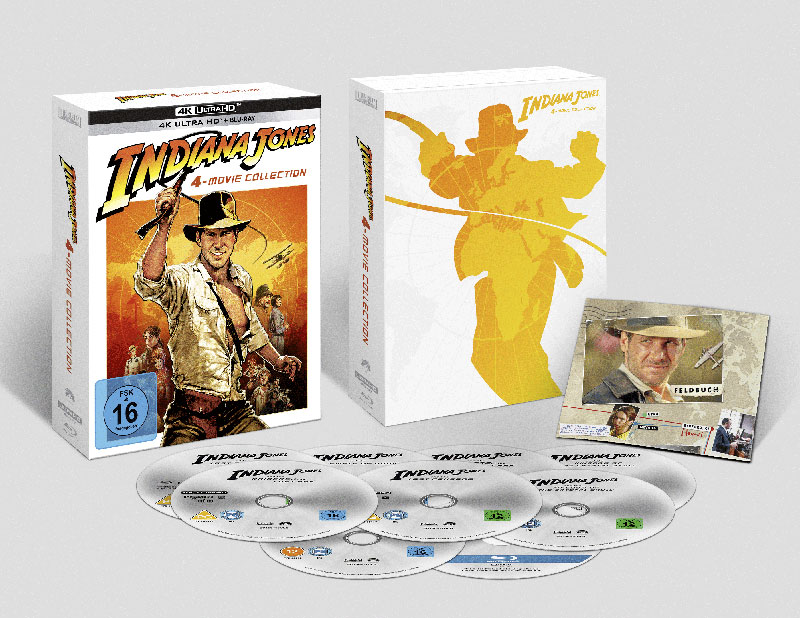 "Indiana Jones 4-Movie Collection" (© 2021 Paramount Pictures. Alle Rechte vorbehalten.)