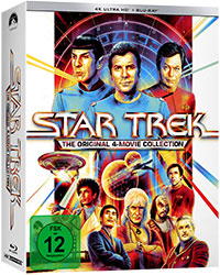 "Star Trek - The Original 4-Movie Collection" 4K UHD Box (© Paramount Home Entertainment)