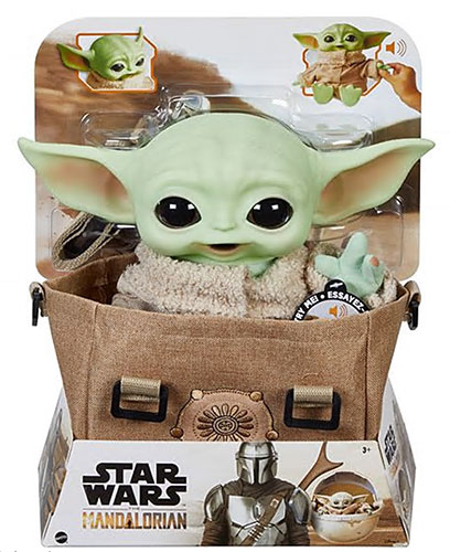 Disney Star Wars Mandalorian The Child Baby Yoda Funktionsplüsch von Mattel