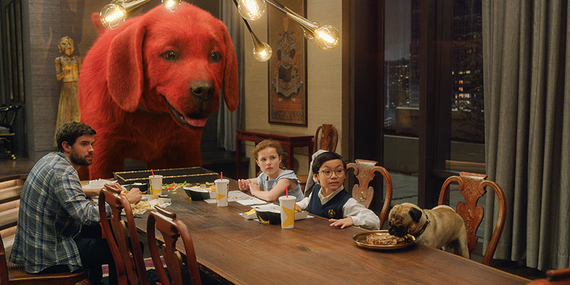 "Clifford der große rote Hund" Szenenbild (© 2021 Paramount Pictures.)