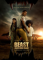 "Beast - Jäger ohne Gnade" Filmplakat (© 2022 Universal Studios. All Rights Reserved.)