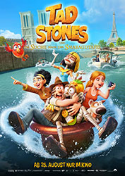 "Tad Stones und die Suche nach der Smaragdtafel" Filmplakat (© 2022 Paramount Pictures)