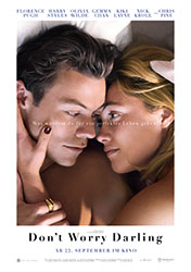 "Don't Worry Darling" Filmplakat (© 2022 Warner Bros. Entertainment Inc. All Rights Reserved.)