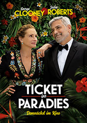 "Ticket ins Paradies" Filmplakat (© 2022 Universal Studios. All Rights Reserved.)