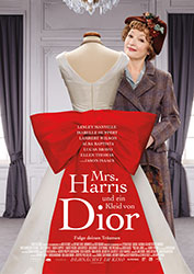 "Mrs. Harris und ein Kleid von Dior" Filmplakat (© 2022 Universal Pictures)