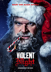 "Violent Night" Filmplakat (© 2022 Universal Studios. All Rights Reserved.)