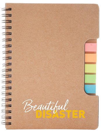 "Beautiful Disaster" Notizbuch