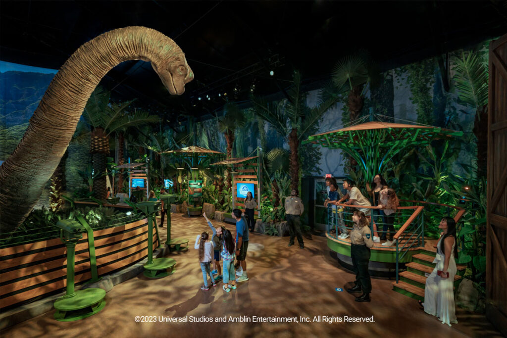 Jurassic World: The Exhibition (©2023 Universal Studios and Amblin Entertainment, Inc. All Rights Reserved)
