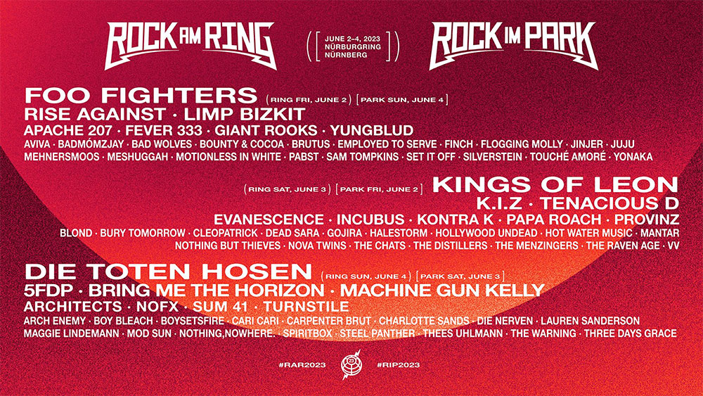 "Rock am Ring" und "Rock im Park" 2023