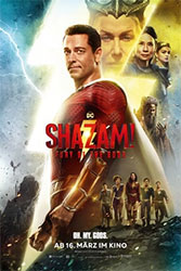 "Shazam! Fury of the Gods" Filmplakat (© 2021 Warner Bros. Ent. All Rights Reserved. TM & © DC)