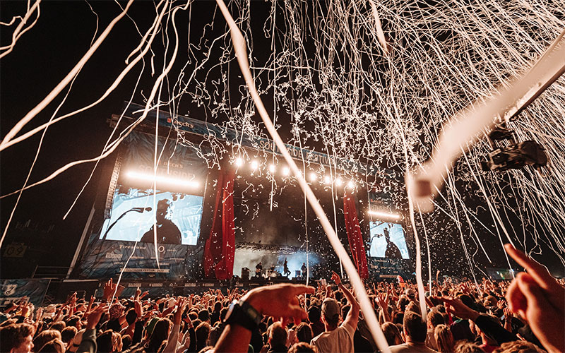 Kraftklub beim Southside Festival 2023 (© Philipp Kratzer)