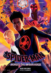 "Spider-Man: Across the Spider-Verse" Filmplakat (© 2023 Sony Pictures Entertainment Deutschland GmbH)