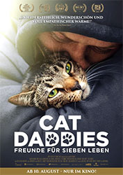 "Cat Daddies - Freunde für sieben Leben" Filmplakat (© 2023 Nameless Media GmbH. Alle Rechte vorbehalten.)