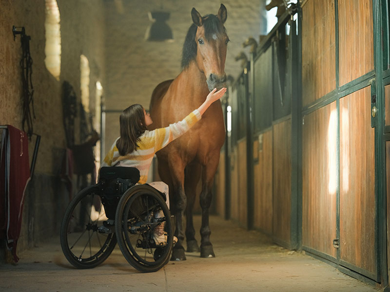 "Zoe & Sturm - Mein Traum vom Reiten" Szenenbild (© DCM / Julien Pani / Nolita Cinema)