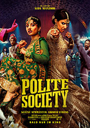 "Polite Society" Filmplakat (© 2023 Focus Features LLC. All Rights Reserved.)