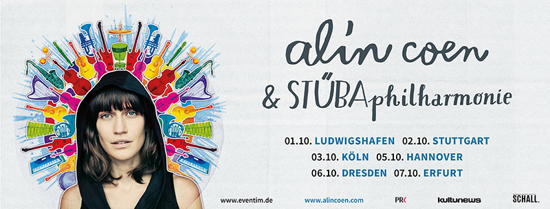 Alin Coen & STÜBAphilharmonie Tour 2023