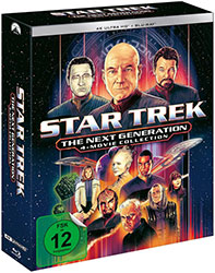 "Star Trek: The Next Generation 4-Movie Collection" 4K-UHD-Box (© Paramount Home Entertainment)