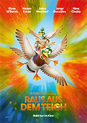 "Raus aus dem Teich" Filmplakat (© 2023 Universal Pictures)