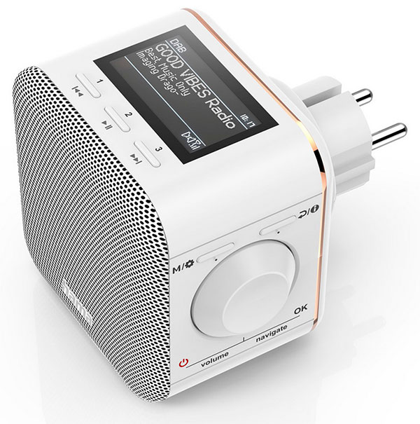 Hama Steckdosenradio "DR40BT-PlugIn" (© Hama)