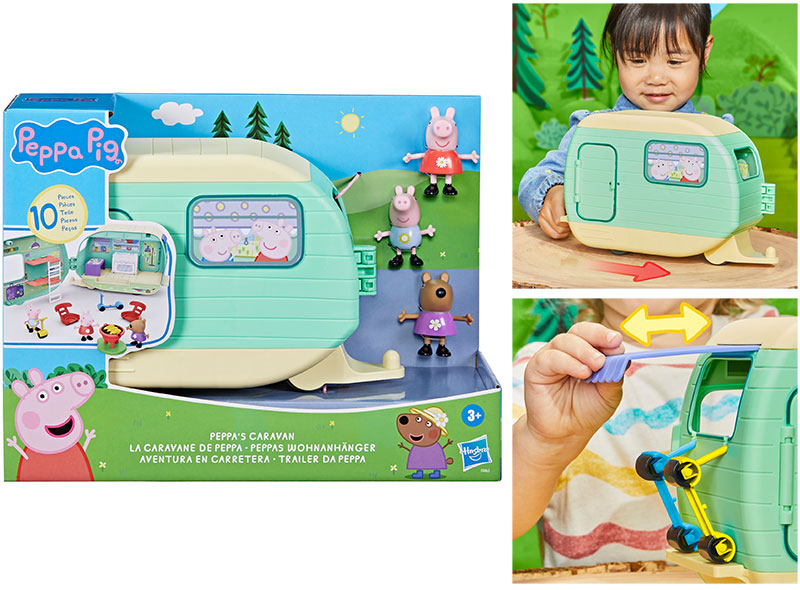 "Peppa Pig Peppas Wohnanhänger" (© Hasbro)