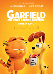 "Garfield – Eine extra Portion Abenteuer" Filmplakat (© 2024 Sony Pictures Entertainment Deutschland GmbH)