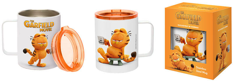 "Garfield – Eine extra Portion Abenteuer" Tasse (© 2024 Sony Pictures Entertainment Deutschland GmbH)