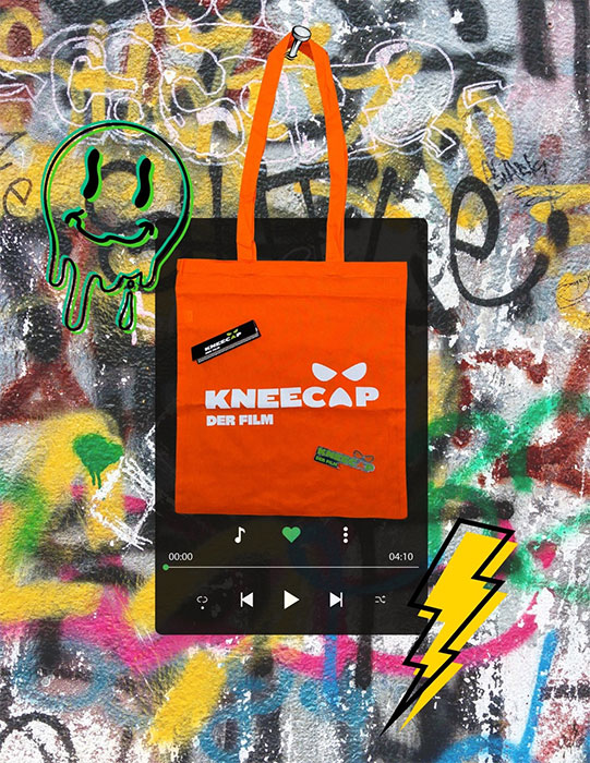 "Kneecap" Fanpaket (© Atlas Film)