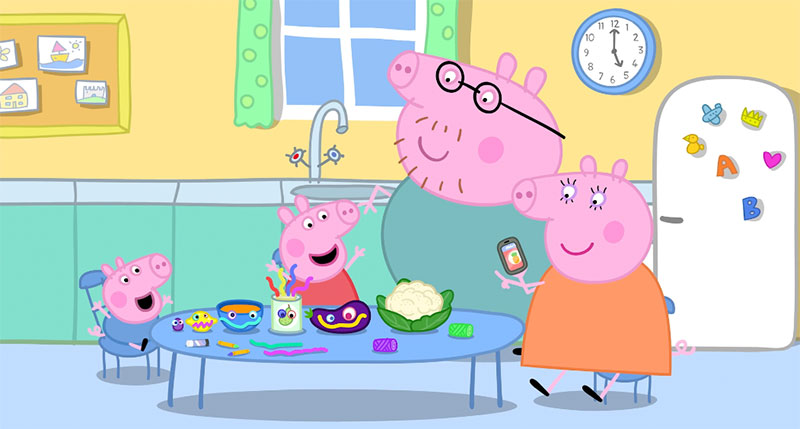 "Peppa und das neue Baby – Das Kinoerlebnis" (© 2025 ABD/Hasbro. Peppa Pig created by Mark Baker and Neville Astley.)