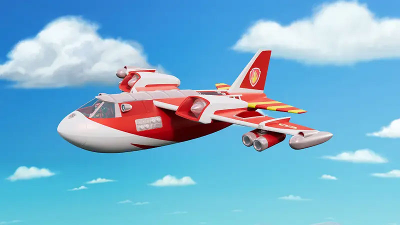 "PAW Patrol: Air Rescue" Szenenbild (© 2024 Spin Master PAW Productions Inc. Alle Rechte vorbehalten. PAW PATROL und alle dazugehörigen Titel, Logos und Charaktere sind Marken der Spin Master Ltd. Nickelodeon und alle dazugehörigen Titel, Logos und Charaktere sind Marken der Viacom International Inc.)