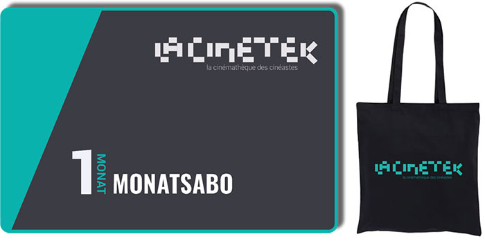 "LaCinetek" Monatsabo und Jutebeutel (© LaCinetek)
