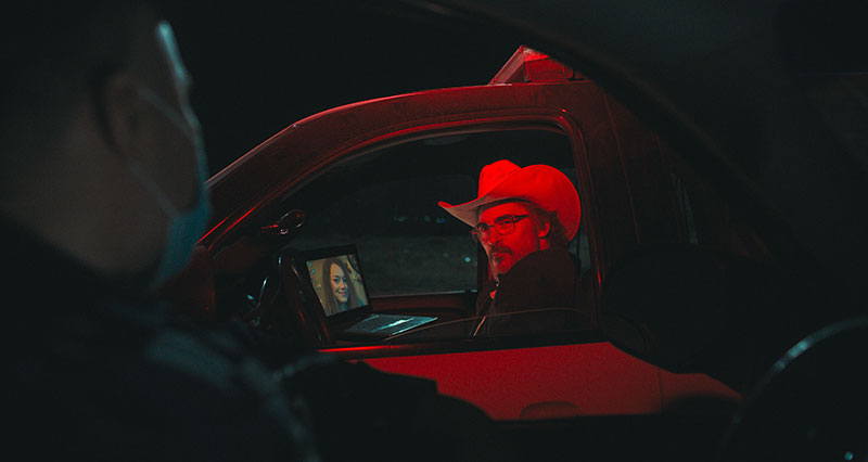 "Eddington" Szenenbild (© LEONINE Studios)