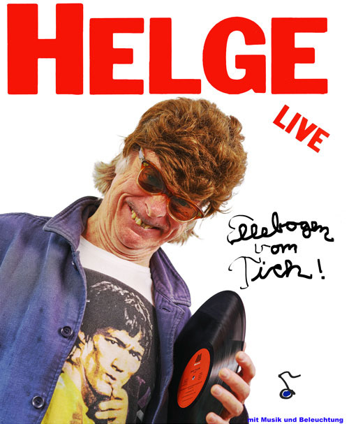 Helge Schneider live 2026 Tour-Plakat (© Helge Schneider)