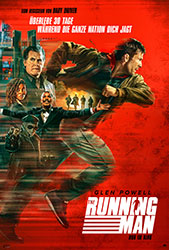 "The Running Man" Filmplakat (© 2025 PARAMOUNT PICTURES. ALL RIGHTS RESERVED.)