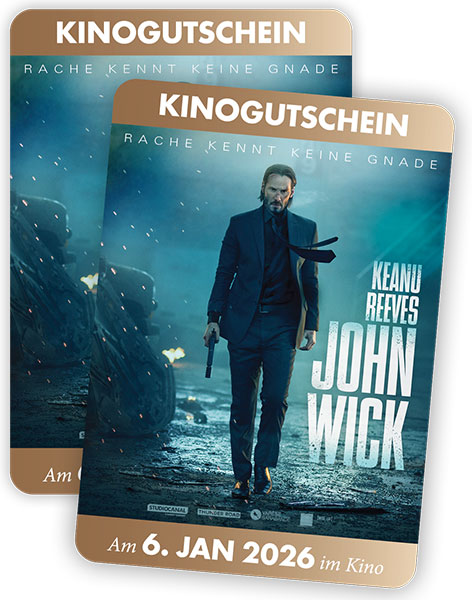 "John Wick" Kinogutscheine (© Studiocanal)