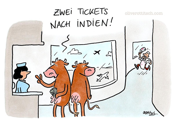 "Fleischerkalender" von Oliver Ottitsch (© Ananas Kunstverlag)