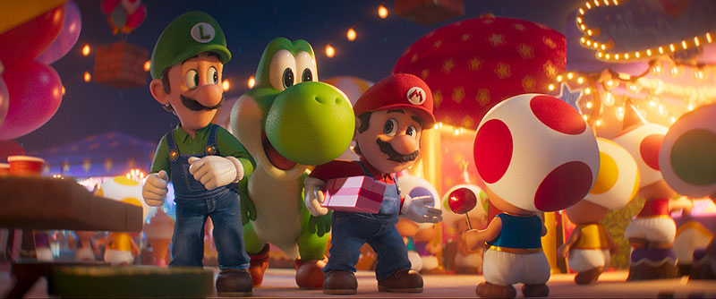 "Der Super Mario Galaxy Film" Szenenbild (© Nintendo and Universal Studios. All Rights Reserved.)