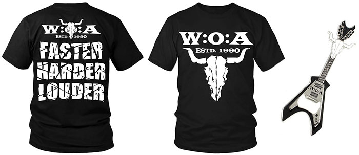 Wacken Open Air T-Shirt und Flaschenöffner (© Wacken Open Air)