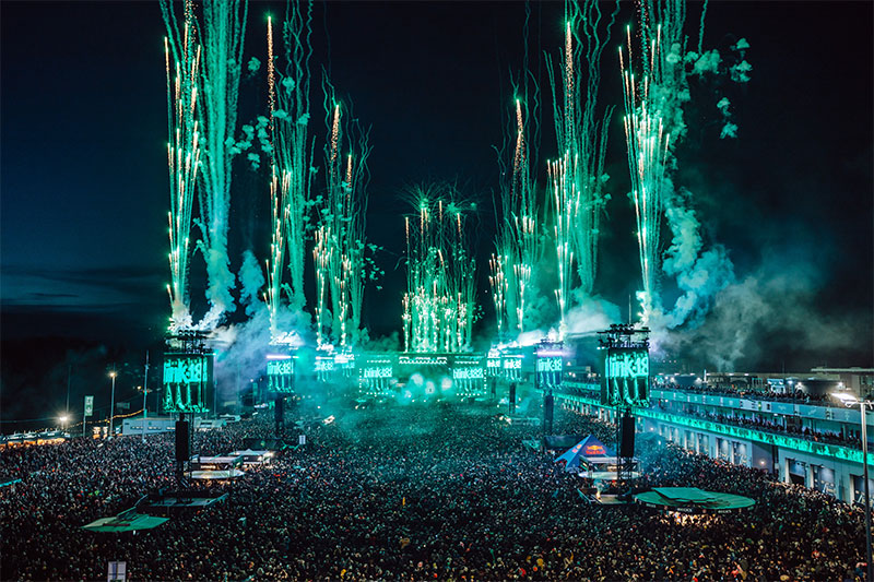 Die Verkündung von blink-182 als erstem Headliner für 2027 (© Nicolai Semrau)