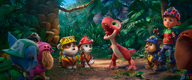"PAW Patrol: Der Dino Film" Szenenbild (© 2026 Paramount Pictures & Spin Master Ltd. PAW PATROL)