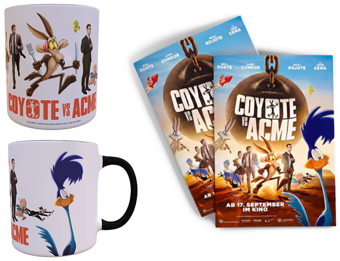 "Coyote vs. ACME" Fanpaket (© capelight pictures)